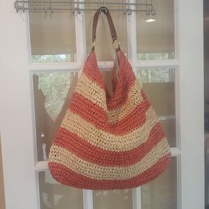Paper Straw Hobo Bag by Talbots